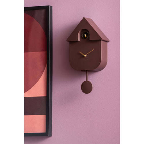 Karlsson wandklok Modern Cuckoo Oro - bruin - 21.5x8.5x41cm