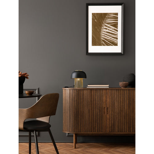 Nova Luce SQUBE Tafellamp Sandy Black, Goud E27 1x12W