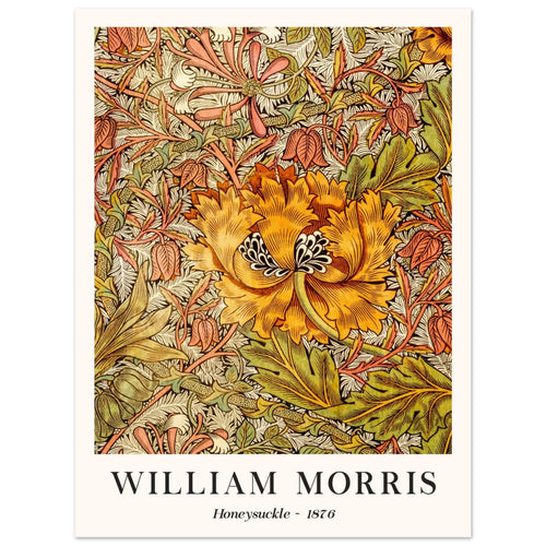 Artfulprints  William Morris - Honeysuckle II 1876   poster 30x40 cm - vtwonen shop