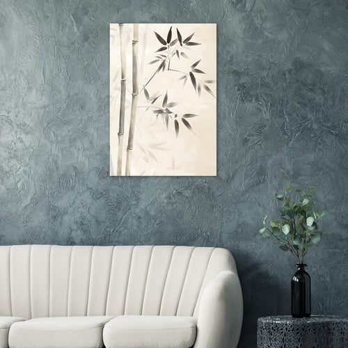Artfulprints Poster Boho – Bamboo lines   - 30x40 cm - beige