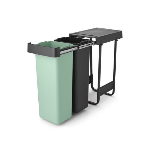 Brabantia Inbouw Prullenbak Sort & Go  - 2 x 30 l
