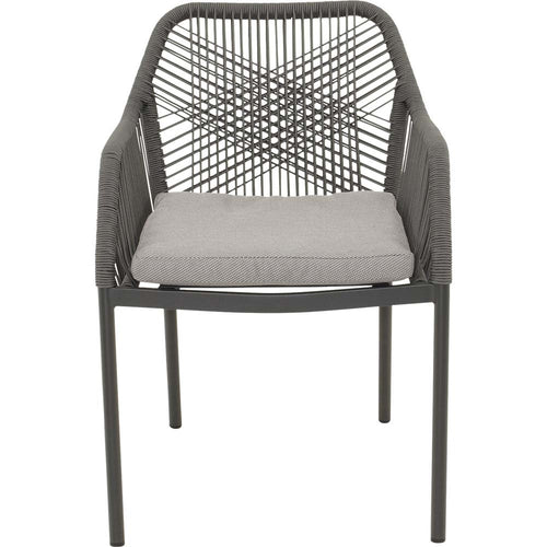 Lesli Living bistrostoel Akita - grijs - 56x62x81cm