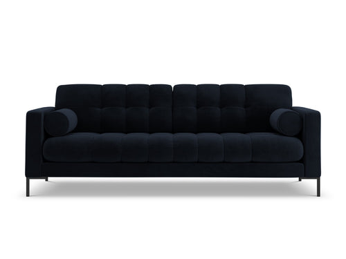 Cosmopolitan Design Bank Bali 3-zits, flueel, donkerblauw - 96x177x75cm