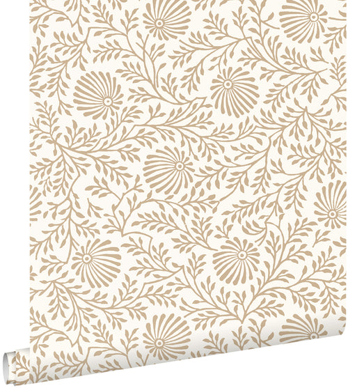 ESTAhome behang vintage bloemen beige - 50 x 900 cm - 131511 - vtwonen shop