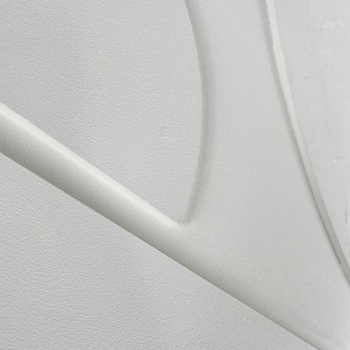 Reinders Saturn White schilderij 3d art -  wit - woonkamer - 100x70cm