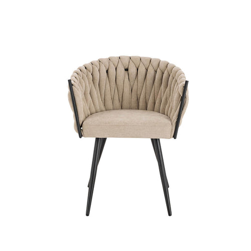 Home Deluxe I Eetkamerstoel AYLA - Beige, set van 1