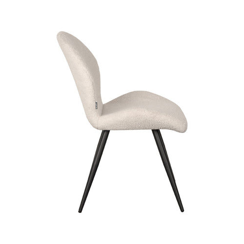 LABEL51 Eetkamerstoel Sky - Beige Teddy - Zithoogte 48cm - Set van 2 - vtwonen shop