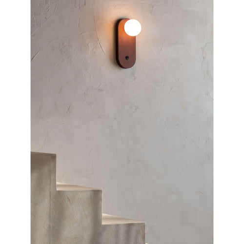 GOOD&MOJO wandlamp Java - bruin - Ø12.5cm