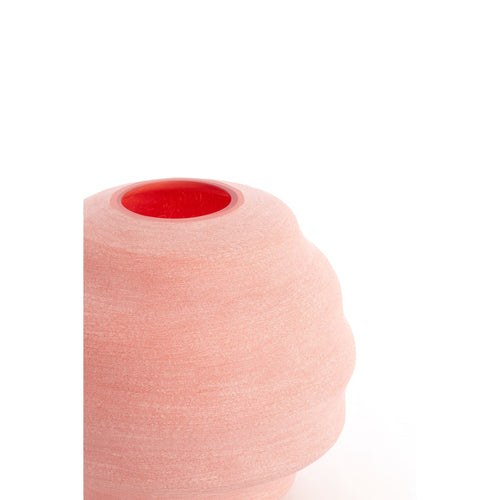 Light & Living vaas Nayoro - rood - Ø33cm - vtwonen shop