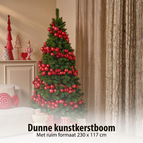 Triumph Tree Camden Kunstkerstboom Slim - Kerstboom H230 x Ø117 cm - Groen