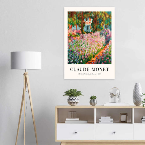 Artfulprints  Claude Monet – The artist’s garden in Giverny III   poster 30x40 cm - vtwonen shop