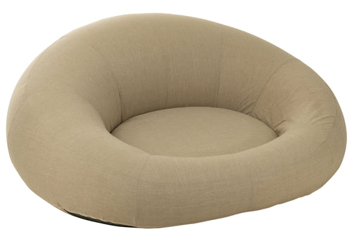 J-Line matras Donut - kunststof - beige