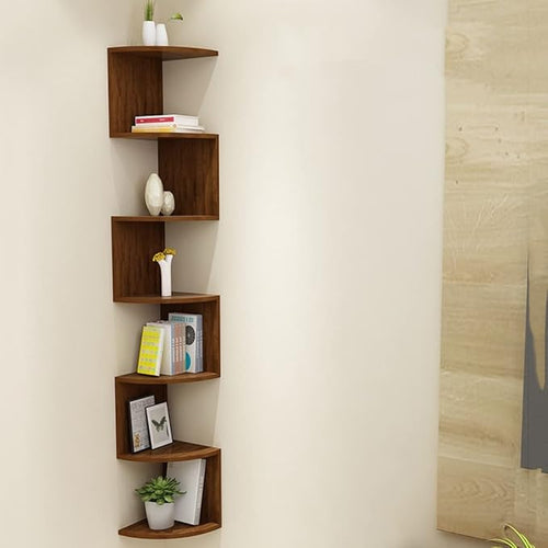 Furnilux Wandrek Bolt - Bruin - 19,5x19,5x123 cm - vtwonen shop