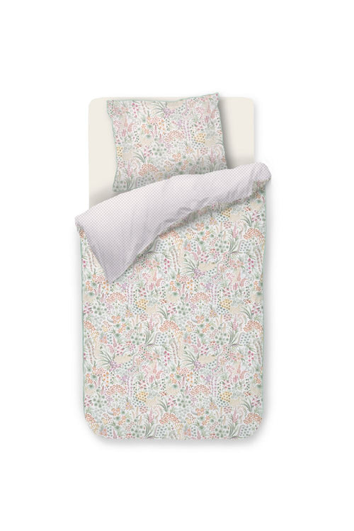 Pip Studio Dekbedovertrek Lodi Garden - 60 x 70 cm - Gebroken wit