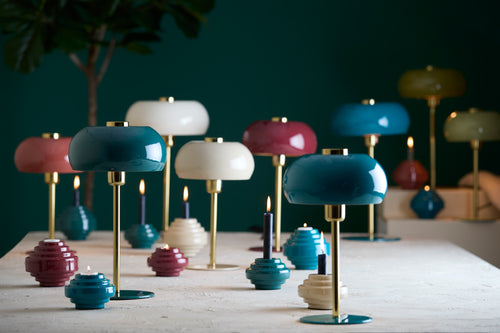 Light & Living tafellamp SURIN - Ø22x34cm - blauw - vtwonen shop