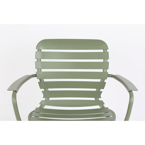 Zuiver Vondel Tuin Eetkamerstoelen armleuning Groen - Set van 2 - vtwonen shop