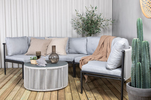 Rebellenclub Loungeset Amary - Zwart Grijs - vtwonen shop