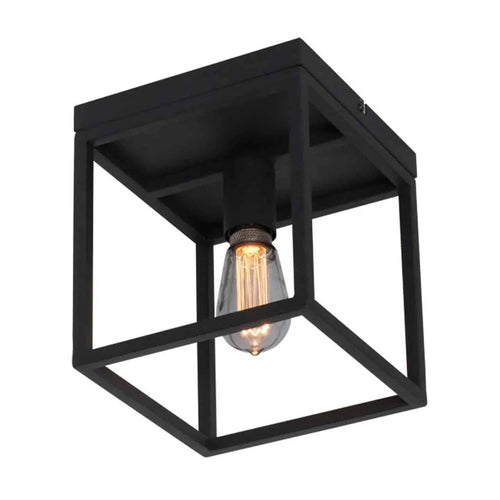 Freelight plafondlamp Novanta - 1 lichts - 22  x 25   cm - zwart - vtwonen shop