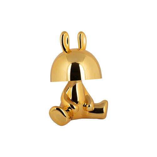 Leitmotiv tafellamp Bunny LED - goud - 22x17x27cm - vtwonen shop