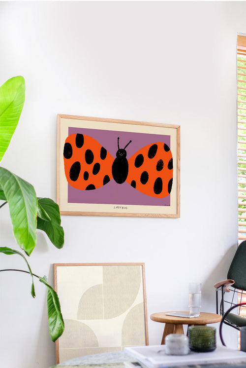 Madelen - Ladybug - PSTR studio Kunst Poster - vtwonen shop