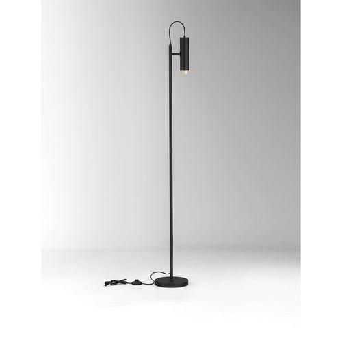 Nova Luce NESSI Werklamp, vloerlamp, zandkleurig zwart, gouden LED GU10 fitting 1x10W