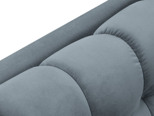 Cosmopolitan Design rechter chaise longue Bali flueel, lichtblauw - 185x102x75cm