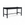 Furnhouse bankje Shine - Witte olie - Papiergaren - 36x90x45
