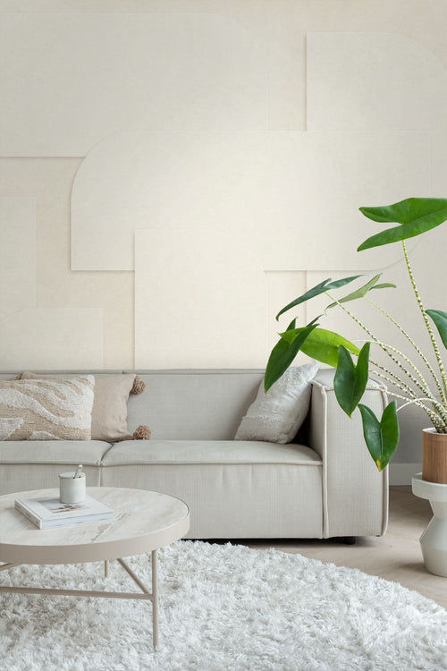 ESTAhome fotobehang 3D-motief lichtbeige - 300 x 279 cm - 159421