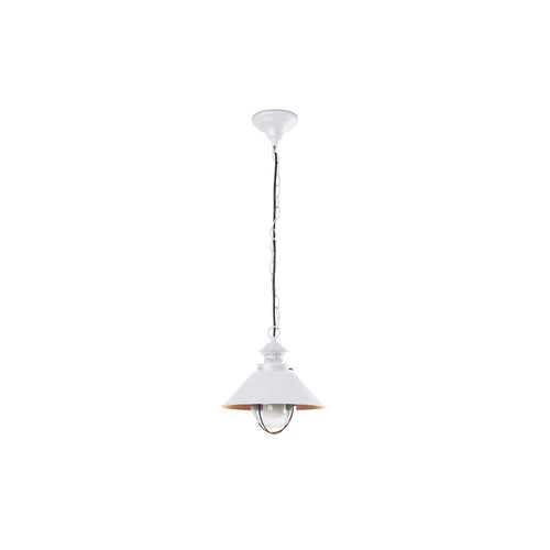 Faro Ntica-P - 1 Light Small Outdoor Plafond Hanglamp Wit, Koper, E27