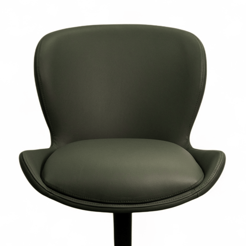 Furnhouse eetkamerstoel Nicklas - Olijfgroen - Leer - Set van 4
