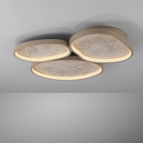 Just Light plafondlamp Moonbraker - 3 lichts - 65  x 6.1   cm - beige