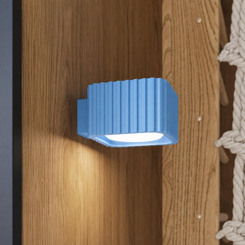 Sollux Lighting Plafondlamp RIFF 2 azuurblauw Gx53 - 20,5x10x8cm