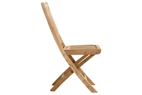Hartman Tuinstoel Langli - Teak - Inklapbaar - Zithoogte 45cm - Set van 2