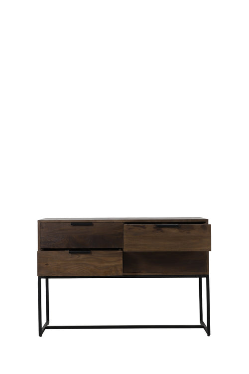 Light & Living tafel  - bruin - 120x40x80 cm