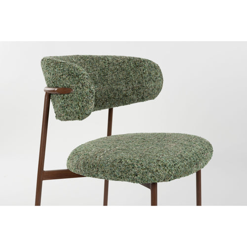 Housecraft Living Claes Eetkamerstoelen Groen - Set van 6