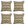 Madison sierkussen Madison Home - multikleur - 45x45x10cm - set van 4