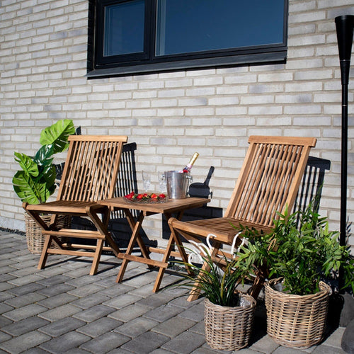 Artichok Jennifer inklapbare houten tuintafel - 50 x 50 cm - vtwonen shop