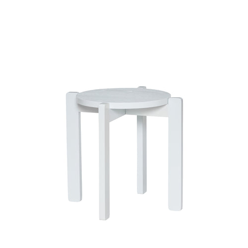 Hübsch kruk Always - mdf/eikenfineer/eikenhout - ø45xh42cm