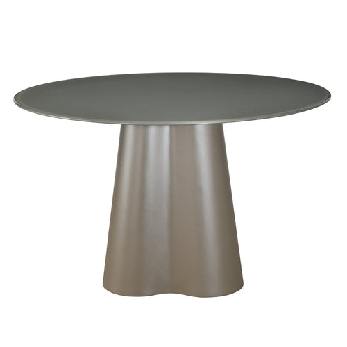 DÉJA Living Eettafel Esra - Rond Kaki Glas/MDF - 120x120x76cm