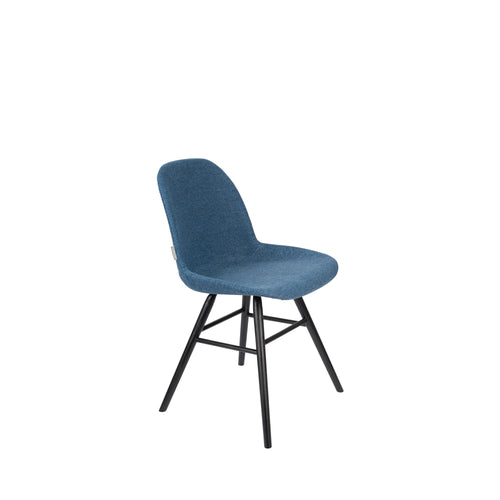 Zuiver Albert Kuip Soft Eetkamerstoelen Blauw - Set van 2 - vtwonen shop