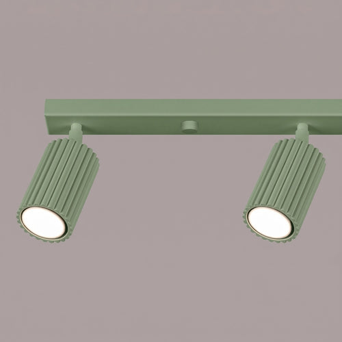 Sollux Lighting Plafondlamp KARBON 4L salie - 81x6,5x16,5cm