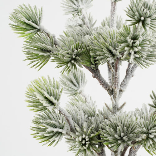 House of Seasons Kunstkerstboom in Jute - H55 x Ø25 cm - Groen Frosted