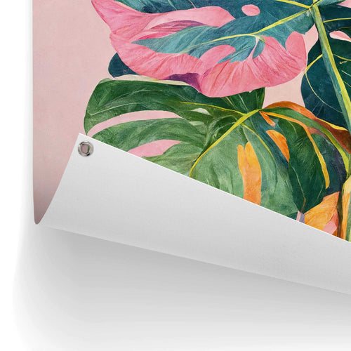 Reinders Summer Leafs tuinposter -  meerkleurig/multi color - tuin - 80x60cm