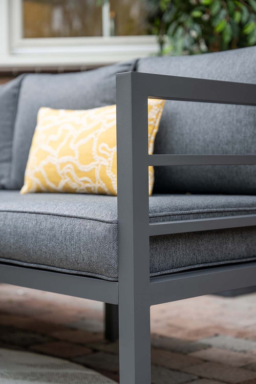 Bleco lounge-diningset - carbon black/reflex black - 7 personen - vtwonen shop