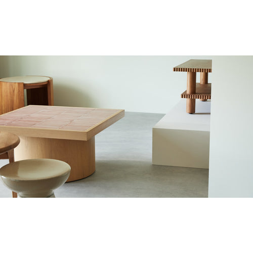 Tikamoon Salontafel in mindihout en keramiek - Naturel - vtwonen shop