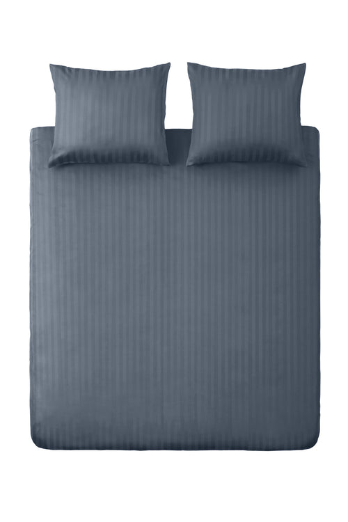 Ten Cate dekbedovertrek - 100% katoensatijn - 140x200/220 - donkerblauw