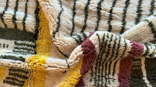 AFK Living vloerkleed Berber - handgemaakt - Wol - 200 x 300 cm