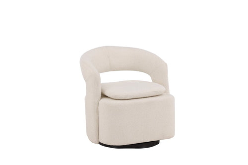Rebellenclub Fauteuil Akando - Wit Bouclé - vtwonen shop