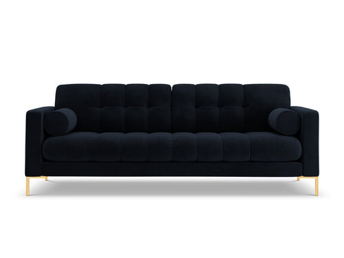 Cosmopolitan Design Bank Bali 3-zits, flueel, donkerblauw - 96x177x75cm