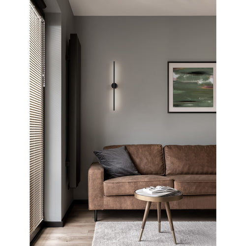 Nova Luce ADEN Geïntegreerde LED-wandlamp Sandy Black LED 10W 342lm 3000K